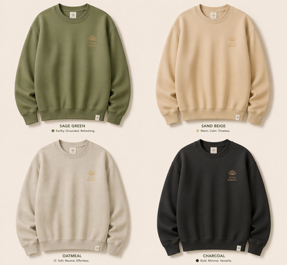 Ayu Serenity Essential Sweater – Lotus Tea Edition